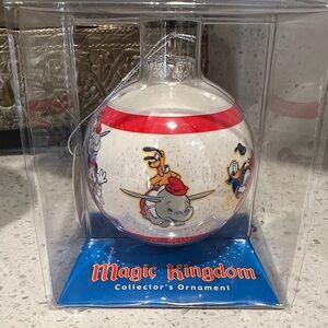 Magic Kingdom Collector's Ornament - Red and White